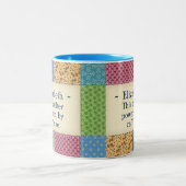 Personalisierte Großmutter-Gewohnheit Zweifarbige Tasse (Mittel)