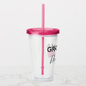 Personalisierte Großmutter-Schale Acryltrinkbecher (Rechts)