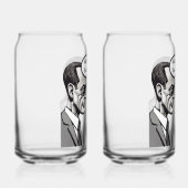 Personalisierte Grumpy Men druckten 16oz Can Brill Dosenglas (Rechts)