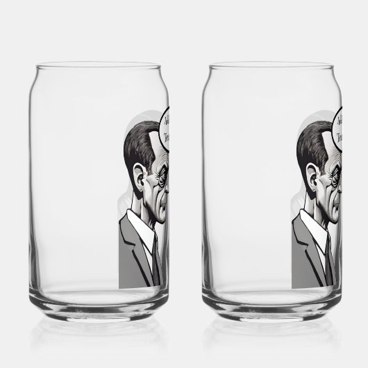 Personalisierte Grumpy Men druckten 16oz Can Brill Dosenglas (Rechts)