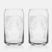 Personalisierte Grumpy Men druckten 16oz Can Brill Dosenglas (Rückseite)