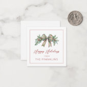 Personalisierte Grün-Geschenkkarte Mitteilungskarte (Vorderseite/Rückseite Beispiel)