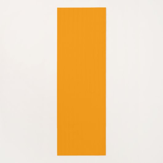 Personalisierte, grün-orange-schwarze Katze Yogamatte (Rückseite)