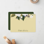 Personalisierte Grünanlagen und Gärten Blätter Wat Mitteilungskarte (Vorderseite/Rückseite Beispiel)