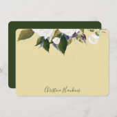 Personalisierte Grünanlagen und Gärten Blätter Wat Mitteilungskarte (Vorne/Hinten)