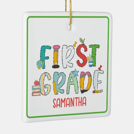 Personalisierte Grundschule Keramikornament (Rechts)