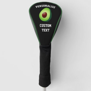 Personalisierte grüne Avocado Golf Driver Hülle al Headcover