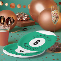 Personalisierte Grüne Billard Pool Billardkugel Ge