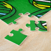 Personalisierte grüne DNA Medizinwissenschaft Puzzle (Seite)