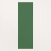 Personalisierte Grüne Frühlingsblumen Name hinzufü Yogamatte (Rückseite)