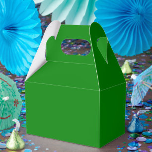 Personalisierte Grüne Gefälligkeitsboxen - Gable 4 Geschenkschachtel