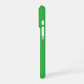 Personalisierte grüne iPhone-Hülle mit individuell iPhone Hülle (Linke Seite)