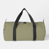 Personalisierte grüne Monogrammbezeichnung Minimal Duffle Bag (Rückseite)