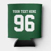 Personalisierte grüne Sportbuchse kann cooler werd Dosenkühler (Vorderseite)