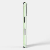 Personalisierte grüne Stripe iPhone 16 Tough Case (Rückseite / Rechts)
