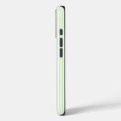 Personalisierte grüne Stripe iPhone 16 Tough Case (Rückseite / Links)
