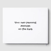 Personalisierte Grüne Traktorandenhochzeit Gästebuch (Rückseite)