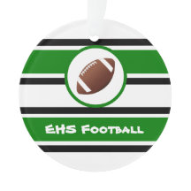 Personalisierte grüne und schwarze