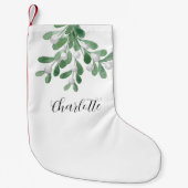 Personalisierte Grünen Weihnachten Kleiner Weihnachtsstrumpf (Vorderseite)