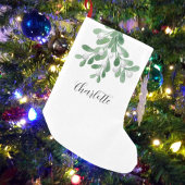 Personalisierte Grünen Weihnachten Kleiner Weihnachtsstrumpf