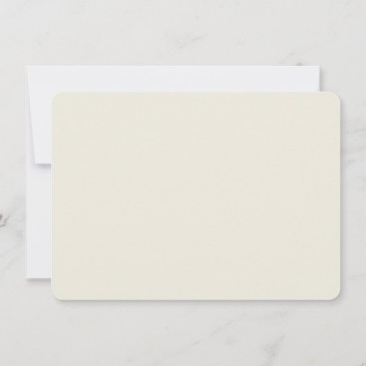 Personalisierte Grünflächen Blätter Wasserfarbe Gr Mitteilungskarte (Rückseite)