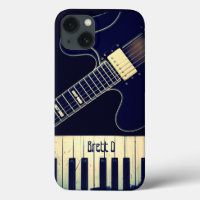Personalisierte Grunge Piano Keyboard Gitarre