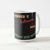 Personalisierte Gruselige Halloween Magisch Tränke Kaffeetasse (VorderseiteRechts)