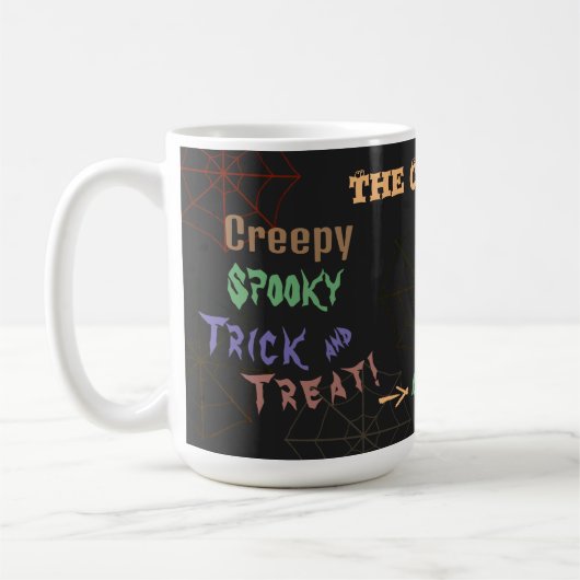Personalisierte Gruselige Halloween Magisch Tränke Kaffeetasse (Links)