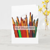 Personalisierte Gruß-Karten Karte (Gelbe Blume)