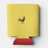 Personalisierte Gruß von Hühnern Dosenkühler (Rückseite)