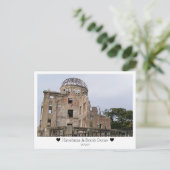 Personalisierte, Grüße aus Hiroshima, Japan Postkarte (Stehend Vorderseite)