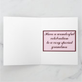 Personalisierte Grüße Karte - Kirschblossom (Innenseite)