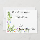 Personalisierte Grußkarte Dankeskarte (Vorderseite)