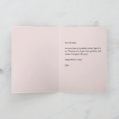 Personalisierte Grußkarte der Großmutter Karte (Innenseite)