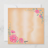 Personalisierte Grußkarte Feiertagskarte (Rückseite)