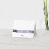 Personalisierte Grußkarte für Hühnchen Feiertagskarte (Rückseite)