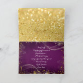 Personalisierte Grußkarte für Mitarbeiter zum Jahr Karte (Innenseite)