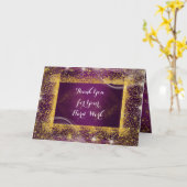 Personalisierte Grußkarte für Mitarbeiter zum Jahr Karte (Gelbe Blume)