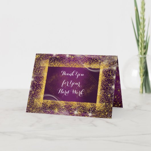 Personalisierte Grußkarte für Mitarbeiter zum Jahr Karte (Vorderseite)