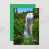 Personalisierte Grußkarte für Wasserfall Dankeskarte (Vorne/Hinten)