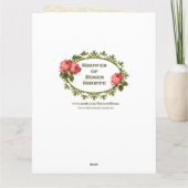 Personalisierte Grußkarte Karte (Rückseite)