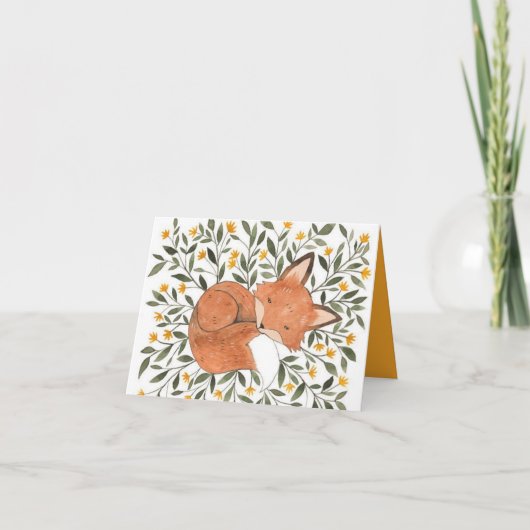 Personalisierte Grußkarte - Lazziger Frühlingstag Dankeskarte (Vorderseite)