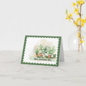 Personalisierte Grußkarte - leere Grußkarte Karte (Gelbe Blume)