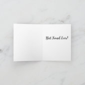 Personalisierte Grußkarte Rosa und Gelb Rose Karte (Innenseite)