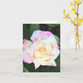 Personalisierte Grußkarte Rosa und Gelb Rose Karte (Gelbe Blume)