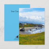 Personalisierte Grußkarte von Oregon Coast Dankeskarte (Vorne/Hinten)