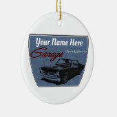 Personalisierte GTO Garage Keramik Ornament (Rechts)