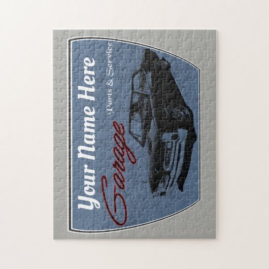 Personalisierte GTO Garage Puzzle (Vertikal)