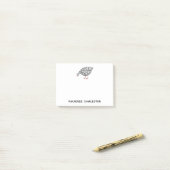 Personalisierte Guinea Fowl Post-it-Notes Post-it Klebezettel (Auf Schreibtisch)