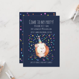 Personalisierte Guinea Party Einladung